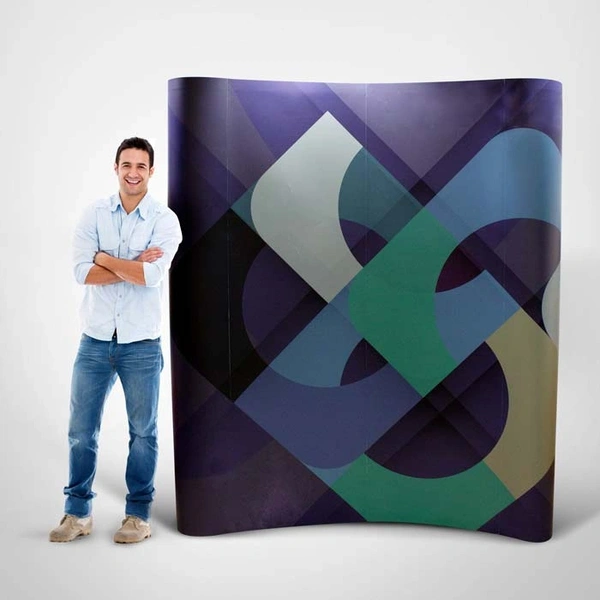 Rigid Display Stand Curved